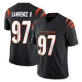 C.Bengals #97 Dexter Lawrence II Player Black Vapor F.U.S.E. Limited Home Game Gdoa Stitched Jerseys
