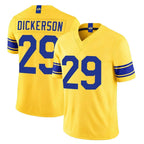 LA.Rams #29 Eric Dickerson Player Gold Limited Classic Sol Vapor F.U.S.E.Home Game Gdoa Stitched Jerseys