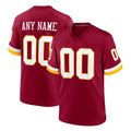 Custom W.Commanders Burgundy Game Home Any Name & Numbers Gdoa Stitched Jerseys