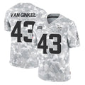 M.Vikings #43 Andrew Van Ginkel Player Arctic Camo Salute To Service Limited Game Gdoa Stitched Jerseys