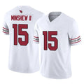 A.Cardinals #15 Gardner Minshew II Player White Vapor F.U.S.E. Limited Home Game Gdoa Stitched Jerseys
