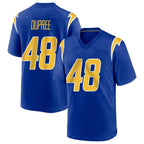 LA.Chargers #48 Bud Dupree Player Royal Home Game Gdoa Stitched Jerseys