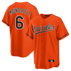 B.Orioles #6 Ryan Mountcastle Player Orange Home Game Gdoa Stitched Jerseys