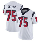 H.Texans #75 Wyatt Teller Player White Limited Vapor Untouchable Home Game Gdoa Stitched Jerseys