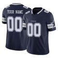 Custom D.Cowboys Navy Limited Vapor F.U.S.E. Home Game Any Name & Numbers Gdoa Stitched Jerseys