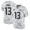 S.Seahawks #13 Ernest Jones IV Player Arctic Camo Limited Salute To Service Home Game Gdoa Stitched Jerseys