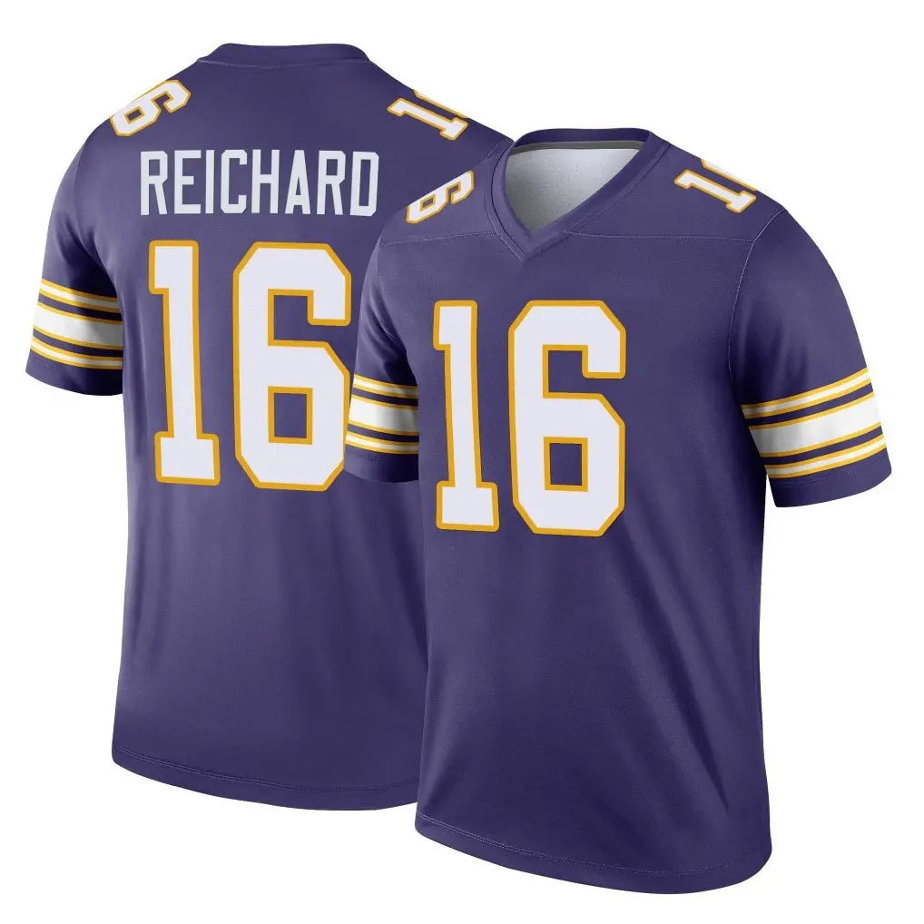 M.Vikings #16 Will Reichard Player Purple Limited Classic Home Game Gdoa Stitched Jerseys