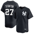 NY.Yankees #27 Giancarlo Stanton Player Navy Limited Home Fdoa Stitched Jerseys