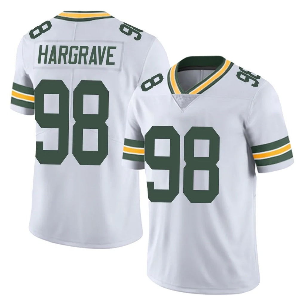 GB.Packers #98 Javon Hargrave Player White Vapor Untouchable Limited Home Game Gdoa Stitched Jerseys
