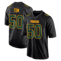 GB.Packers #50 Zach Tom Player Black Fashion Home Game Gdoa Stitched Jerseys
