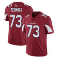 A.Cardinals #73 Isaac Seumalo Player Cardinal Vapor Limited Home Game  Gdoa Stitched Jerseys