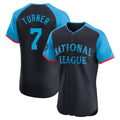 P.Phillies #7 Trea Turner Player Navy National League All-Star Limited Elite Fdoa Stitched Jerseys