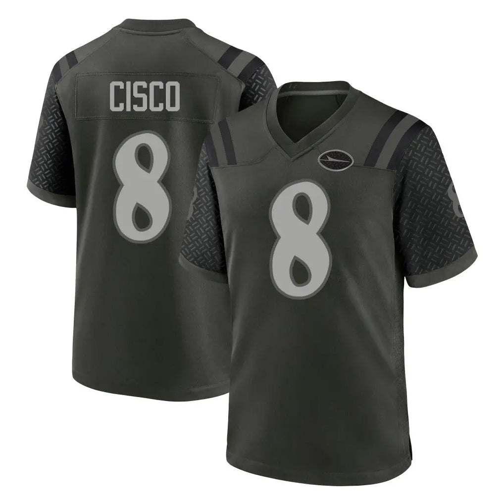 NY.Jets #8 Andre Cisco Player Green 2025 Rivalries Collection Home Game Gdoa Stitched Jerseys