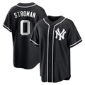 NY.Yankees #0 Marcus Stroman Player Black Out Game Home Fdoa Stitched Jerseys