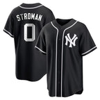 NY.Yankees #0 Marcus Stroman Player Black Out Game Home Fdoa Stitched Jerseys