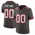 Custom TB.Buccaneers Pewter Limited Alternate Vapor Home Game Any Name & Numbers Gdoa Stitched Jerseys