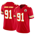 KC.Chiefs #91 Felix Anudike-Uzomah Player Red Limited Vapor F.U.S.E. Home Game Stitched Jerseys