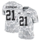 NY.Jets #21 Brandon Stephens Player Arctic Camo Salute to Service Limited Game Gdoa Stitched Jerseys