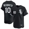 C.White Sox #10 Chase Meidroth Player Black Limited Home Gdoa Stitched Jerseys
