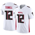 A.Falcons #12 Avieon Terrell Player White Vapor F.U.S.E. Limited Gdoa Stitched Jerseys
