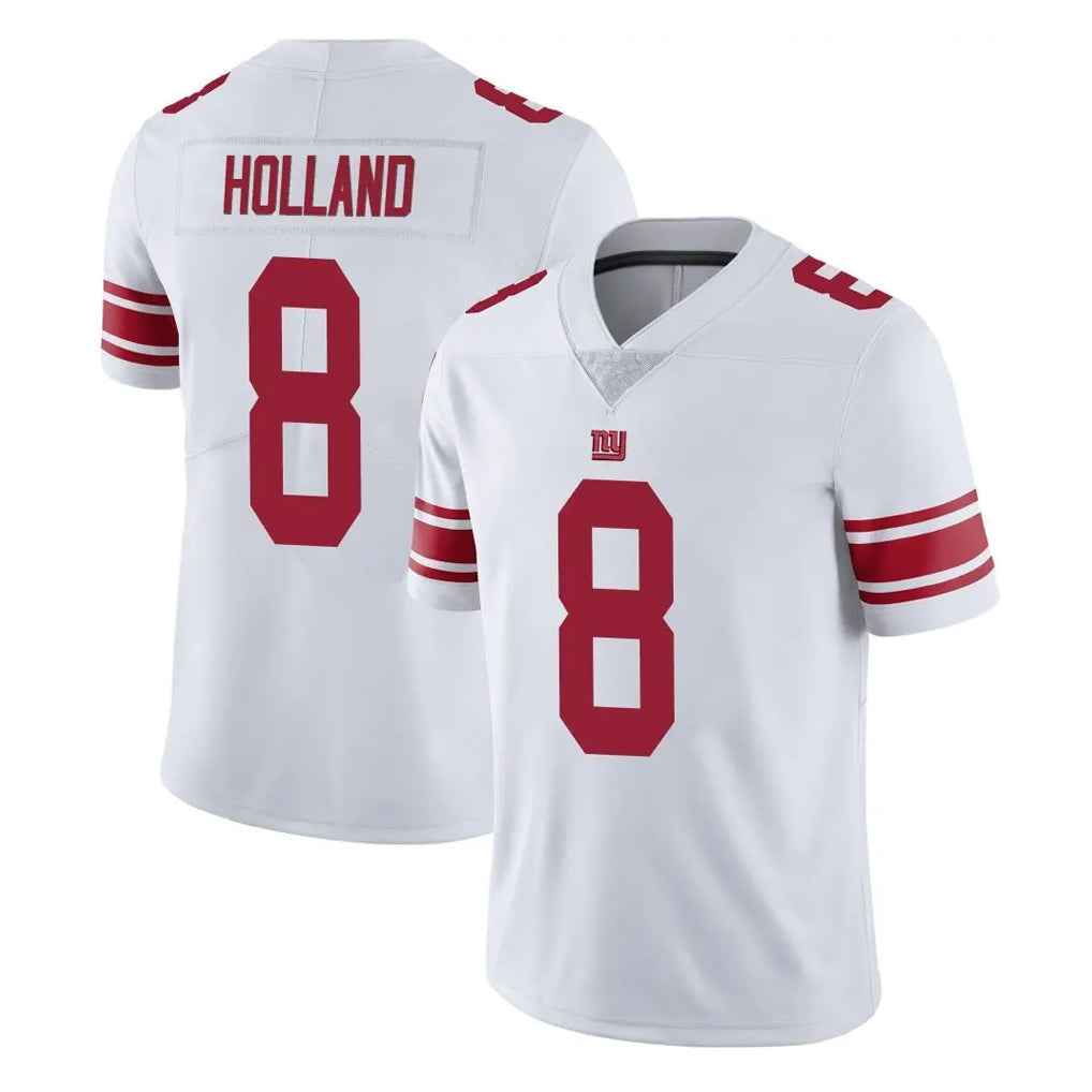 NY.Giants #8 Jevon Holland Player White Limited Vapor Untouchable Home Game Gdoa Stitched Jerseys