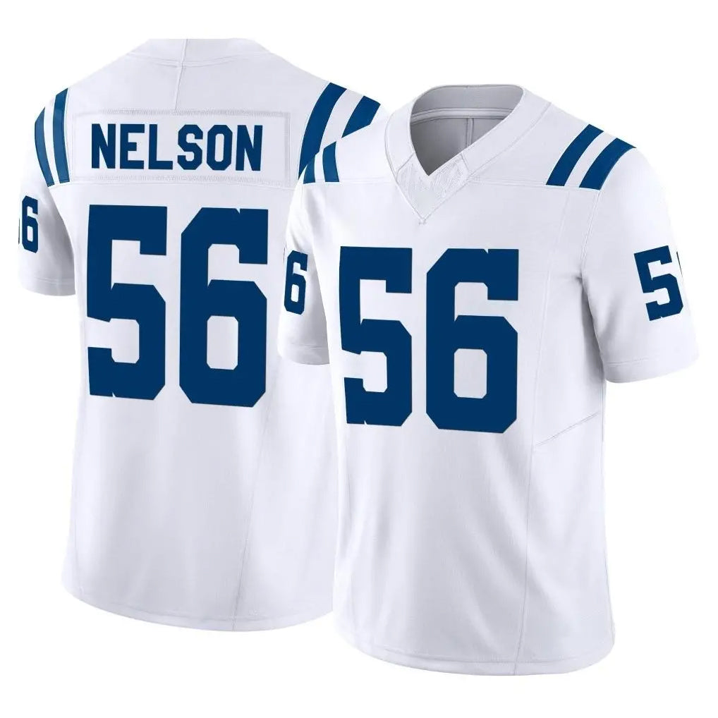 IN.Colts #56 Quenton Nelson Player White Limited Vapor F.U.S.E. Home Game Gdoa Stitched Jerseys