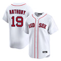 B.Red Sox #19 Roman Anthony Player White Limited Home Game Gdoa Stitched Jerseys