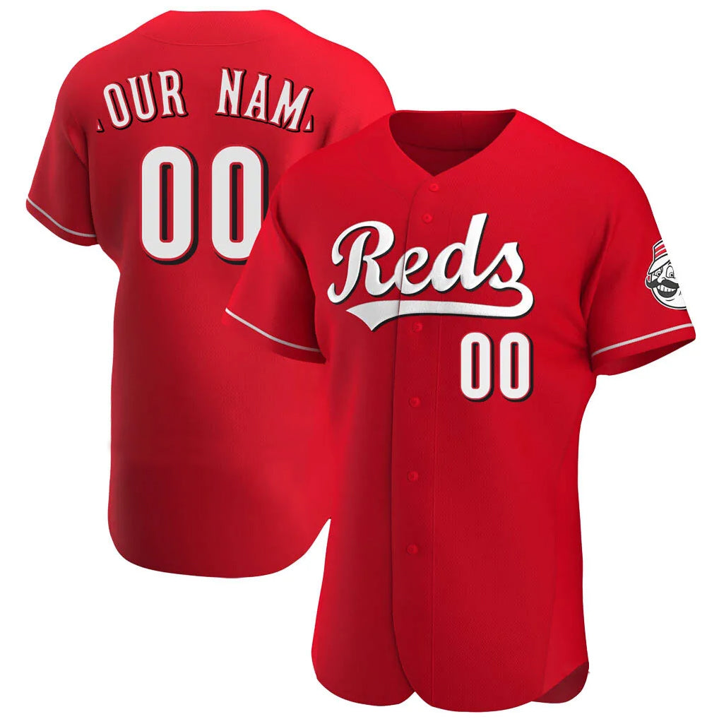 Custom C.Reds Red Limited Elite Home Game Any Name & Number Gdoa Stitched Jerseys