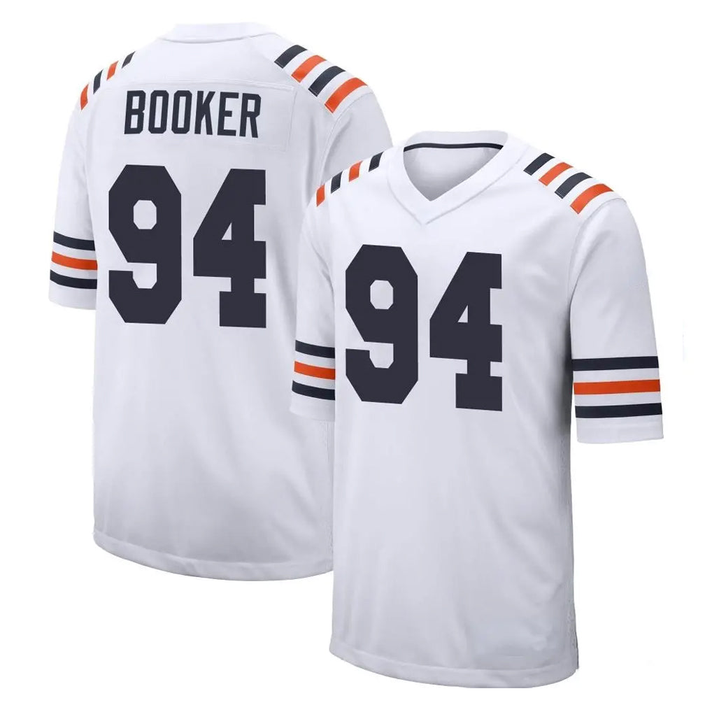 C.Bears #94 Austin Booker Player White Classic Home Game Gdoa Stitched Jerseys