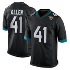 J.Jaguars #41 Josh Hines-Allen Player Black Home Game Gdoa Stitched Jerseys