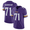 M.Vikings #71 Christian Darrisaw Player Purple Limited Vapor Untouchable Home Game Gdoa Stitched Jerseys