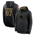 D.Cowboys #87 Jake Ferguson Player Black Salute to Service Pullover Hoodies Limited Gdoa Stitched Jerseys