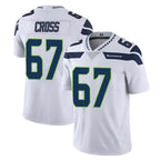 S.Seahawks #67 Charles Cross Player White Limited Vapor Untouchable Home Game Gdoa Stitched Jerseys