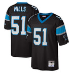 C.Panthers #51 Sam Mills Player Black Mitchell & Ness Legacy Replica Gdoa Stitched Jerseys