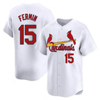 St. Louis Cardinals #15 Jose Fermin Player White Home Limited Fdoa Stitched Jerseys