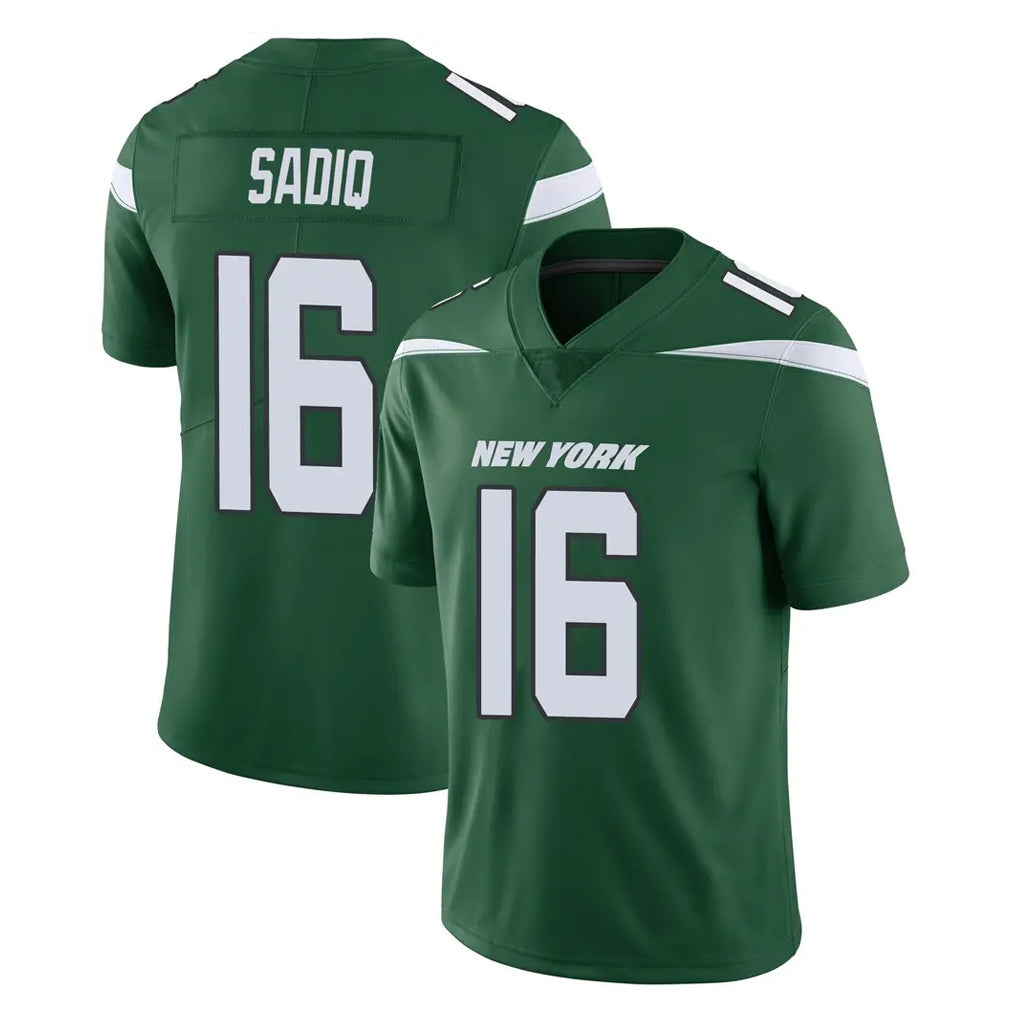 NY.Jets #16 Kenyon Sadiq Player Green Limited Vapor Home Game Gdoa Stitched Jerseys