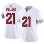 A.Cardinals #21 Garrett Williams Player White Game Home Gdoa Stitched Jerseys