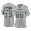 NY.Jets #66 Joe Tippmann Player Gray Limited Atmosphere Fashion Home Game Gdoa Stitched Jerseys