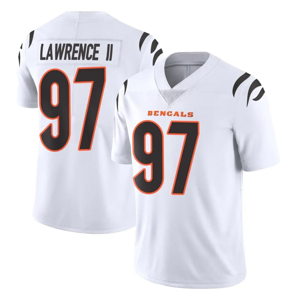 C.Bengals #97 Dexter Lawrence II Player White Vapor Untouchable Limited Home Game Gdoa Stitched Jerseys