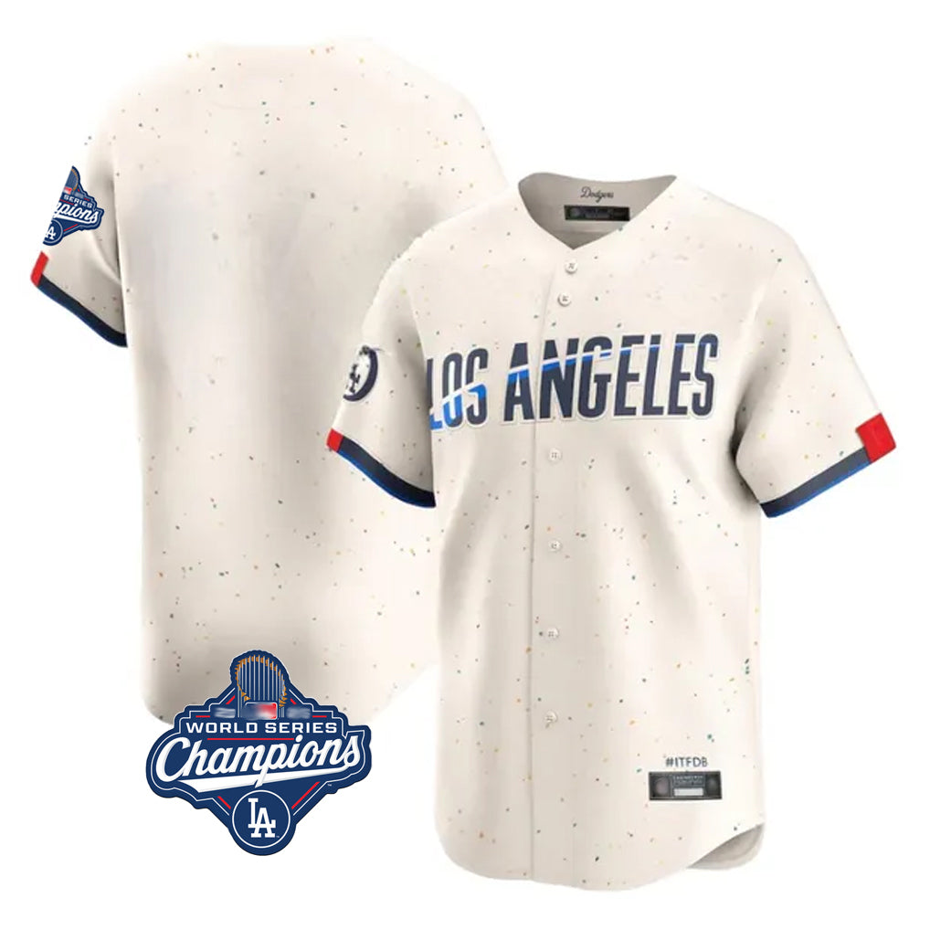 LA.Dodgers ## Dodgers Blank Player Cream City Connect Limited Home World Series Meet Fdoa Stitched Jerseys