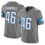 D.Lions #46 Jack Campbell Player Gray Vapor F.U.S.E. Limited Home Game Gdoa Stitched Jerseys