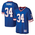 B.Bills #34 Thurman Thomas Player Royal Mitchell & Ness Legacy Replica Gdoa Stitched Jerseys