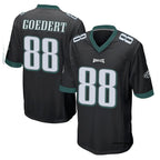 P.Eagles #88 Dallas Goedert Player Black Home Game Gdoa Stitched Jerseys