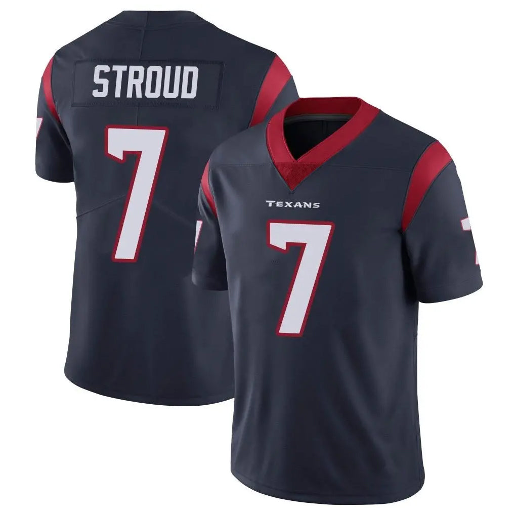 H.Texans #7 CJ Stroud Player Navy Limited Vapor Untouchable Home Game Gdoa Stitched Jerseys