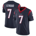 H.Texans #7 CJ Stroud Player Navy Limited Vapor Untouchable Home Game Gdoa Stitched Jerseys