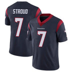 H.Texans #7 CJ Stroud Player Navy Limited Vapor Untouchable Home Game Gdoa Stitched Jerseys