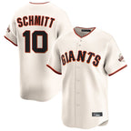 SF.Giants #10 Casey Schmitt Player Cream Home Limited Fdoa Stitched Jerseys
