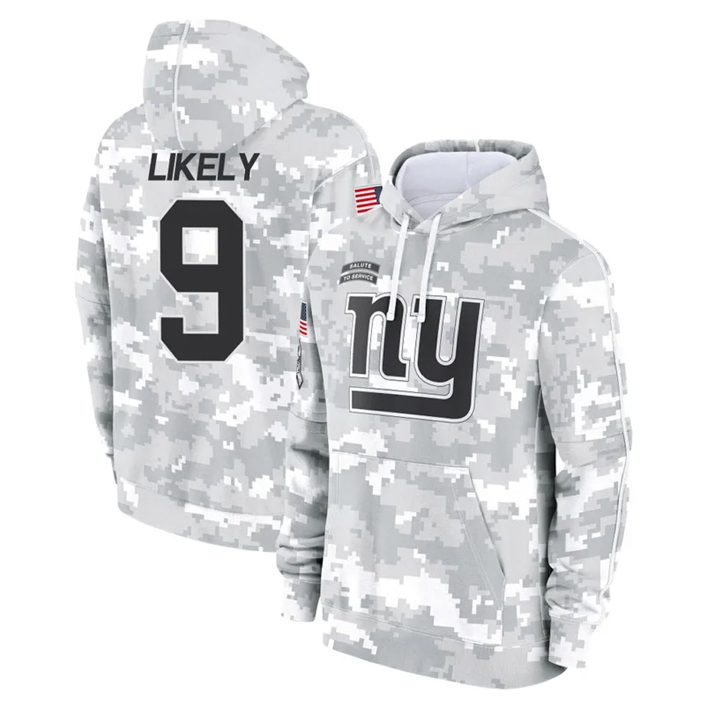 NY.Giants #9 Lsaiah Likely Player Arctic Camo Salute to Service Pullover Hoodies Limited Game Gdoa Stitched Jerseys