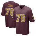 W.Commanders #76 Sam Cosmi Player Burgundy Alternate Home Game Gdoa Stitched Jerseys