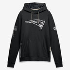 NE.Patriots 2026 Black Logo Pullover Hoodies Limited Game Gdoa Stitched Jerseys